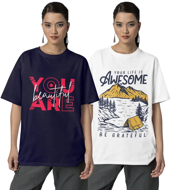 Oversized_Cotton_Printed_Navy_Blue_and_White_T-Shirts_Pack_of_2