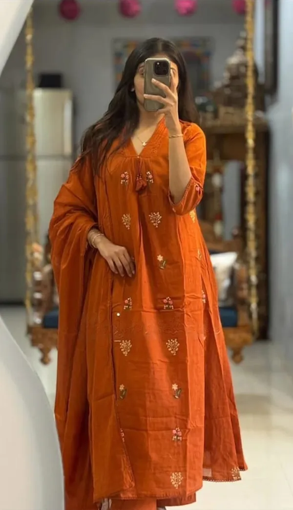 Pure_Cotton_Kurta_and_Pants_with_Dupatta