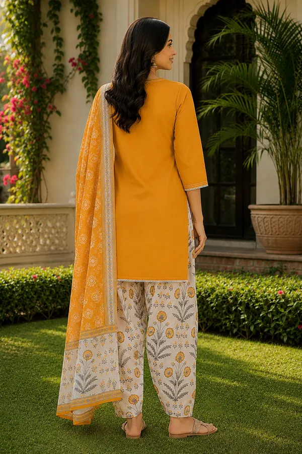 Pure_Cotton_Kurta_and_Pants_with_Dupatta