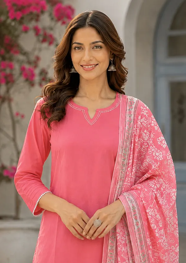 Pure_Cotton_Kurta_and_Pants_with_Dupatta