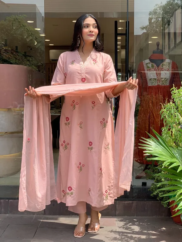 Pure_Cotton_Kurta_and_Pants_with_Dupatta