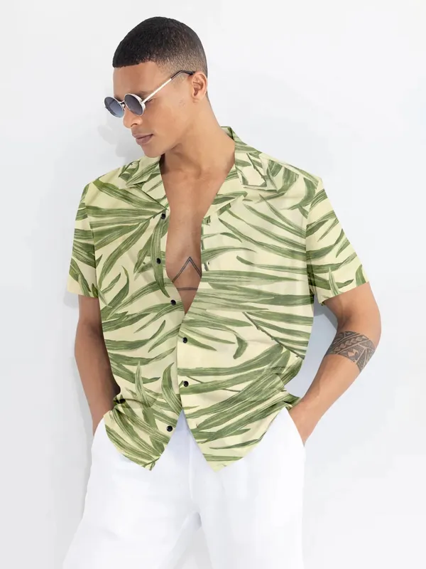 Fashion_Trendy_Polycotton_Printed_Half_Sleeve_Shirt