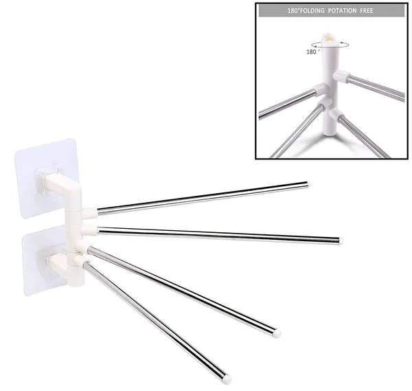 Stainless_Steel_Folding_Towel_Hanging_Holder_Shelf_For_Bathroom