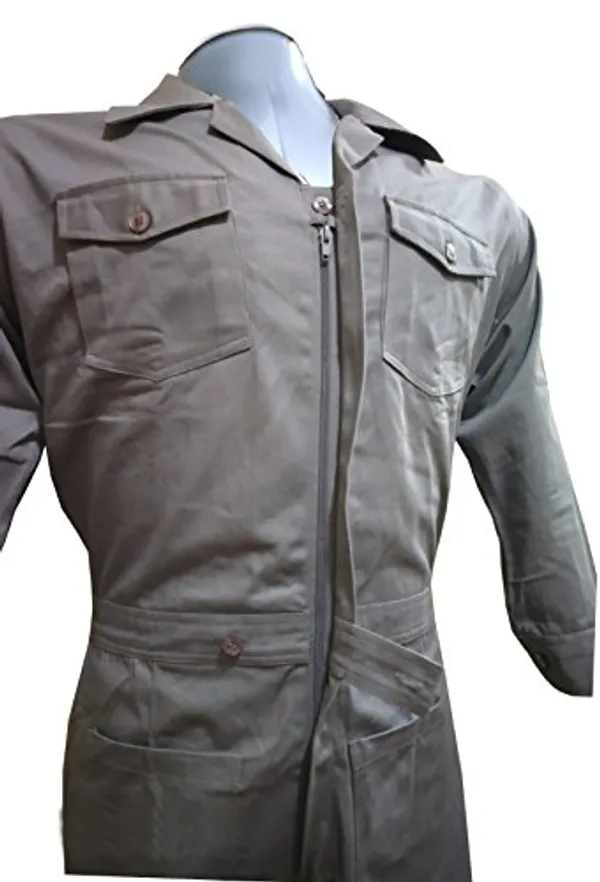 100%_Cotton_Coveralls_Grey_Colour