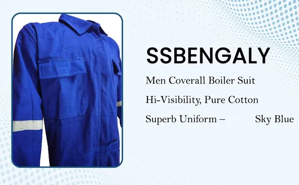 100%_Cotton_Coveralls_Royal_Blue_Colour