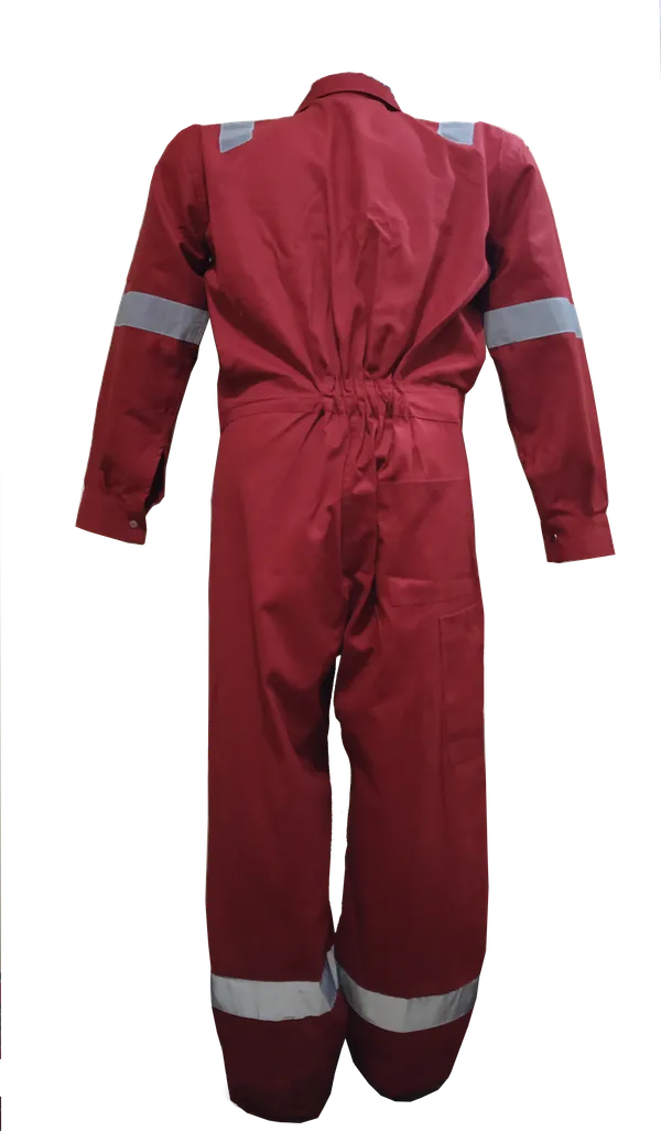 100%_Cotton_Coveralls_Red_Colour
