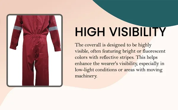 100%_Cotton_Coveralls_Red_Colour
