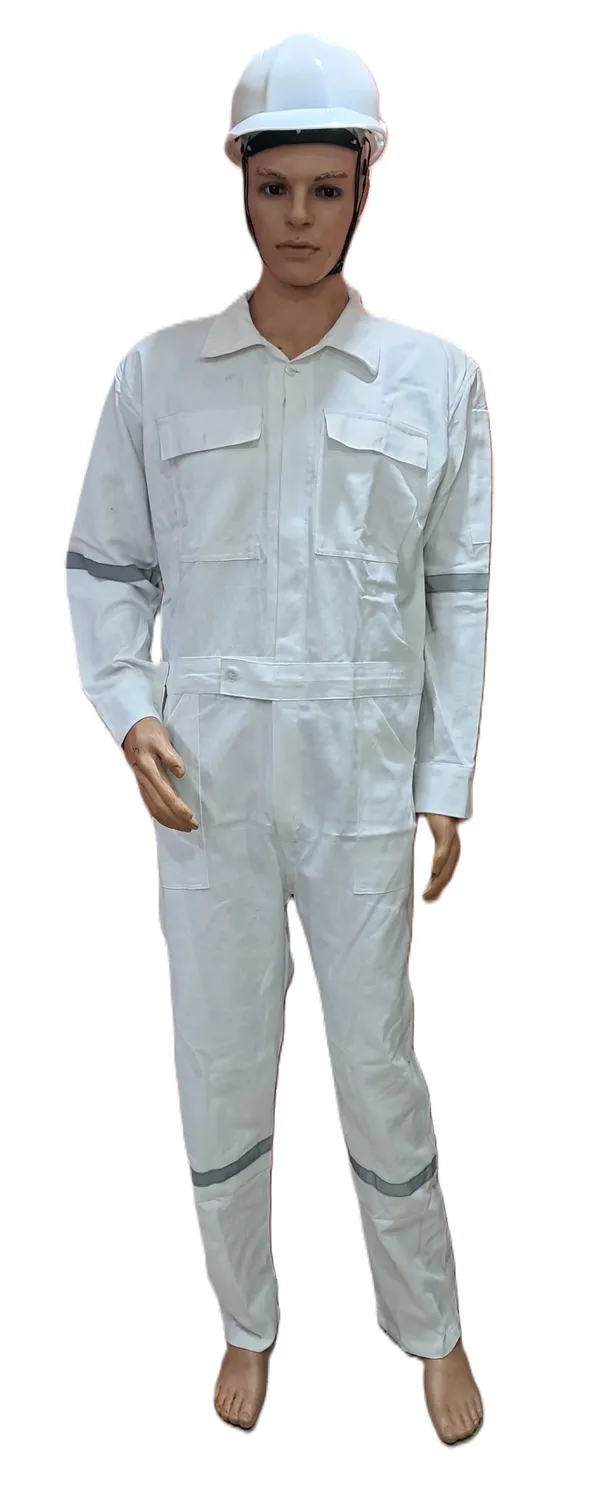 100%_Cotton_Coveralls_White_Colour
