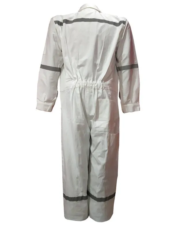 100%_Cotton_Coveralls_White_Colour