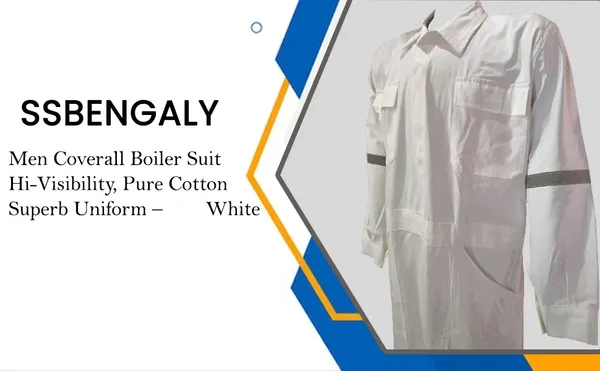 100%_Cotton_Coveralls_White_Colour