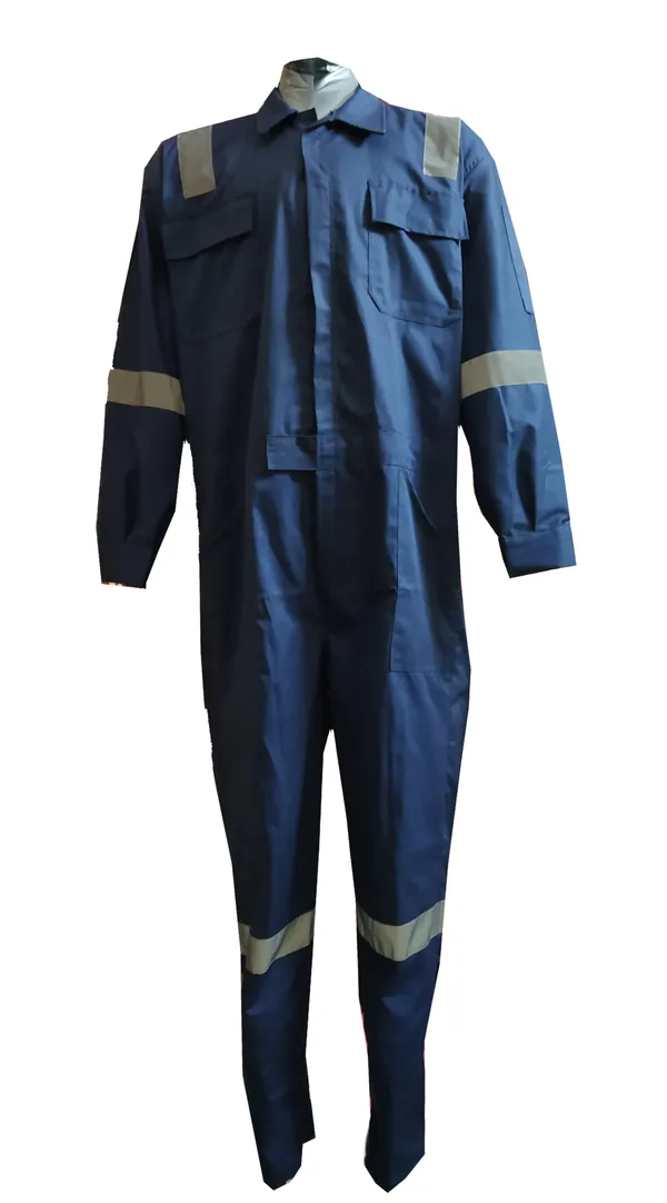 Poly_Cotton_Blended_Coveralls_Blue_Colour