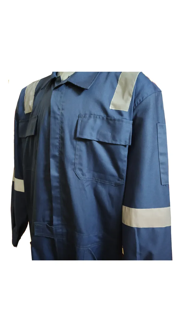 Poly_Cotton_Blended_Coveralls_Blue_Colour