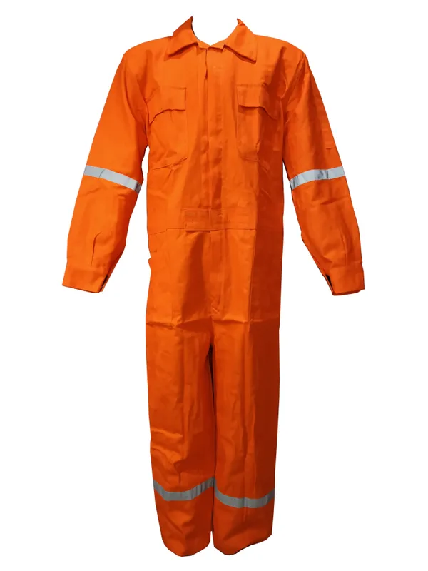 Poly_Cotton_Blended_Coveralls_Orange_Colour