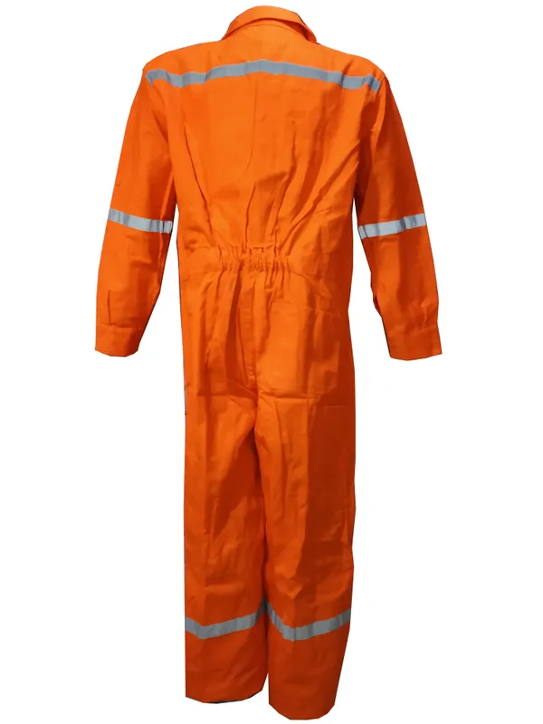 Poly_Cotton_Blended_Coveralls_Orange_Colour
