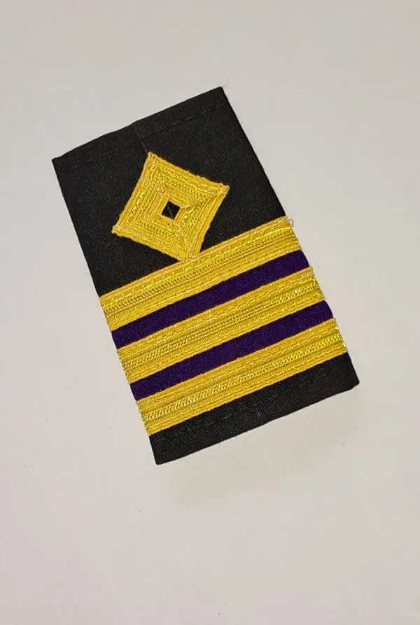 Black_base_and_Golden_stripes_Professional_Epaulettes_for_Second_Engineer_Officer_Merchant_Navy_Officer