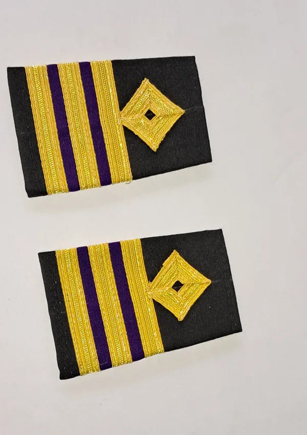 Black_base_and_Golden_stripes_Professional_Epaulettes_for_Second_Engineer_Officer_Merchant_Navy_Officer