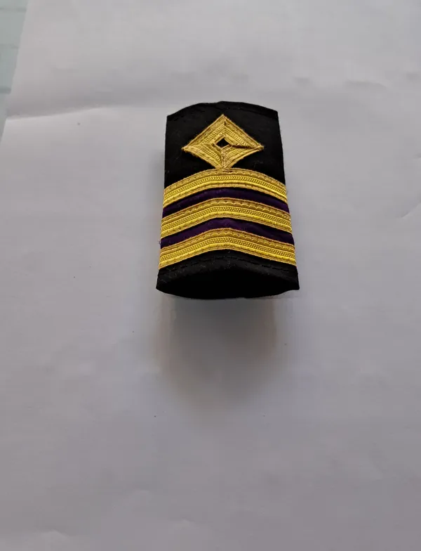 Black_base_and_Golden_stripes_Professional_Epaulettes_for_Second_Engineer_Officer_Merchant_Navy_Officer
