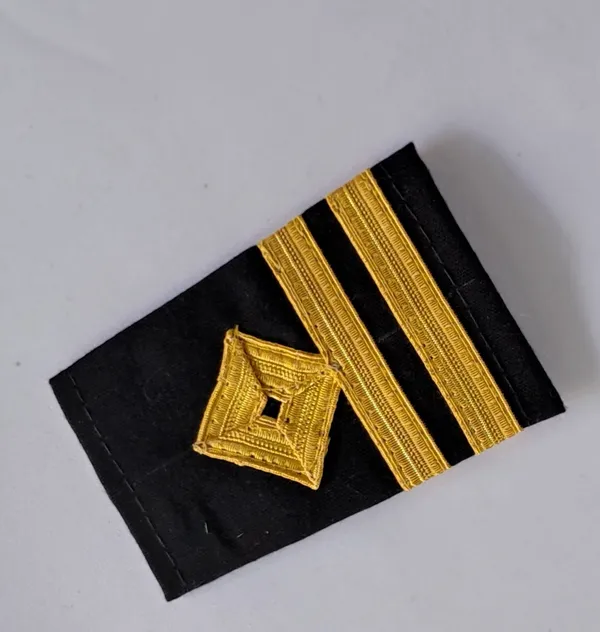 Black_base_and_Golden_stripes_Professional_Epaulettes_for_Second_Engineer_Officer_Merchant_Navy_Officer