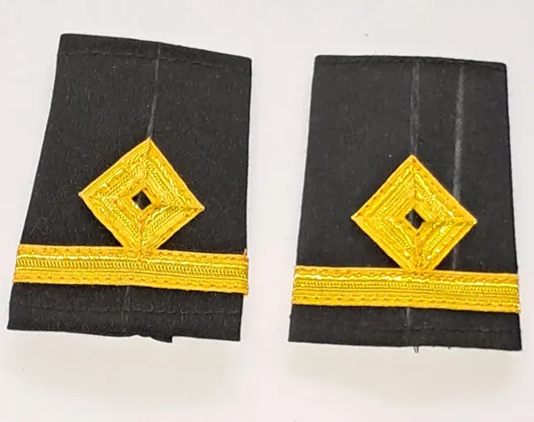 Black_base_and_Golden_stripes_Professional_Epaulettes_for_Third_Engineer_Officer_Merchant_Navy_Officer