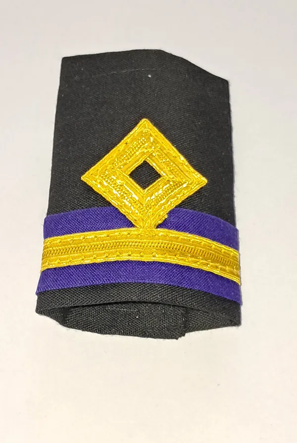 Black_base_and_Golden_stripes_Professional_Epaulettes_for_Fourth_Engineer_Officer_Merchant_Navy_Officer