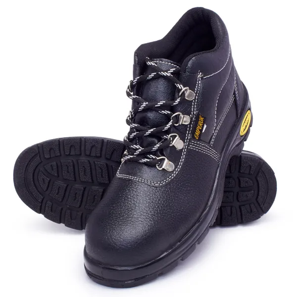 Majesty_Ankle_Length_Leather_Safety_Shoe,_Excellent_Grip,_Comfort_And_Slip_Resistance,_Safety_Shoes_With_Steel_Toe,_Black,_Size_11