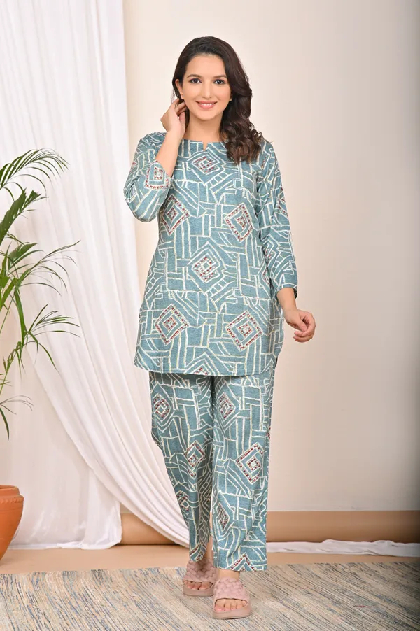 Trendme Cotton printed NIght Suit Price in India Buy Trendme