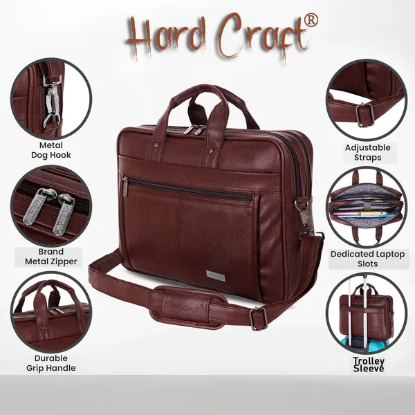 Brown_PU_Leather_Finish_Laptop__Messenger_Bag