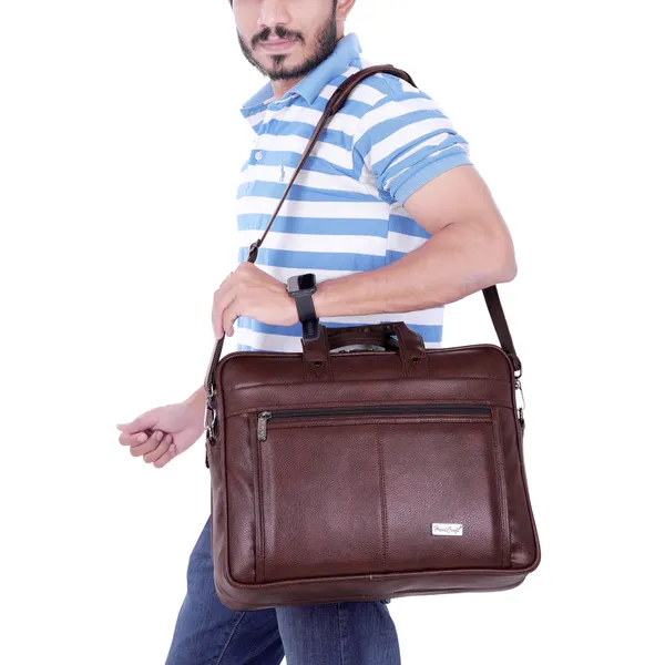 Brown_PU_Leather_Finish_Laptop__Messenger_Bag