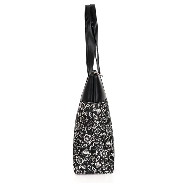 Hard_Craft_Floral_Print_Women's_Vegan_Leather_Stylish_Tote_Bag_For_Women_Office_Use_With_Personalize_Tag_Hand_Bag_Purse_Casual_Shoulder_Bag_For_College_Girls