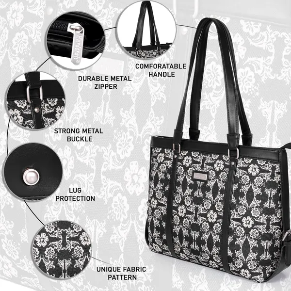 Hard_Craft_Women_Laptop_Handbags_|_Floral_Print_Vegan_Leather_Bag_|_Stylish_Sling_Hand_Bag_For_Office_Use_|_Side_Shoulder_Tote_Bag_For_Working_Womens_|_Gifts_For_Women_Girls