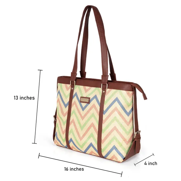 Hard_Craft_Women_Laptop_Handbags_|_Tidal_Wave_Print_Vegan_Leather_Bag_|_Stylish_Sling_Hand_Bag_For_Office_Use_|_Side_Shoulder_Tote_Bag_For_Working_Womens_|_Gifts_For_Women_Girls