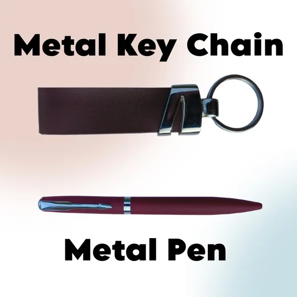 Hard_Craft_PU_Leather_Wallet_Card_Holder_Key_Chain_Pen_Gift_Sets_For_Men