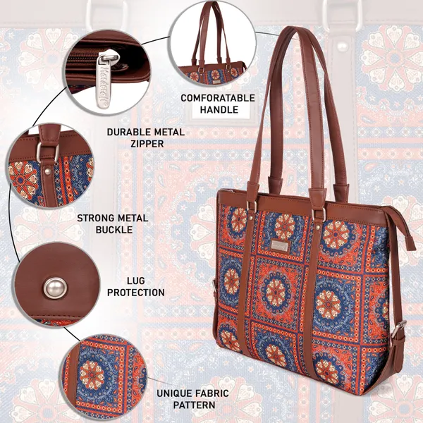 Hard_Craft_Women_Laptop_Handbags_|_Mandala_Print_Vegan_Leather_Bag_|_Stylish_Sling_Hand_Bag_For_Office_Use_|_Side_Shoulder_Tote_Bag_For_Working_Womens_|_Gifts_For_Women_Girls