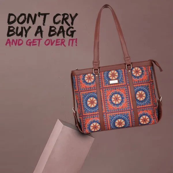 Hard_Craft_Women_Laptop_Handbags_|_Mandala_Print_Vegan_Leather_Bag_|_Stylish_Sling_Hand_Bag_For_Office_Use_|_Side_Shoulder_Tote_Bag_For_Working_Womens_|_Gifts_For_Women_Girls