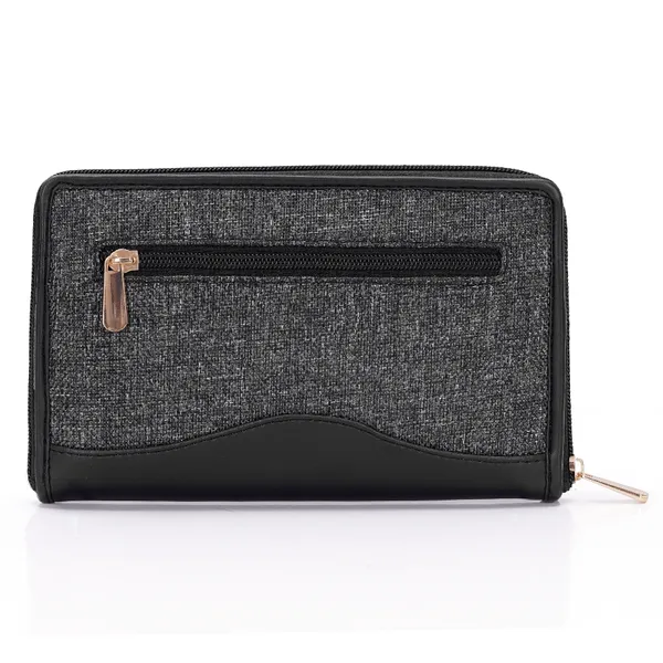 Hard_Craft_Wallet_For_Woman_Vegan_Leather_Purse_For_Woman_Stylish_Ladies_Hand_Purse_For_Women_Holds_Cash_Cards_Mobile_Coin_Pocket_Clutch_Purse_With_Zip_Closure_Gift_For_Women_Girls