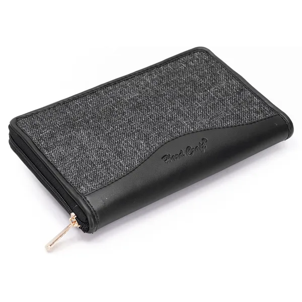Hard_Craft_Wallet_For_Woman_Vegan_Leather_Purse_For_Woman_Stylish_Ladies_Hand_Purse_For_Women_Holds_Cash_Cards_Mobile_Coin_Pocket_Clutch_Purse_With_Zip_Closure_Gift_For_Women_Girls