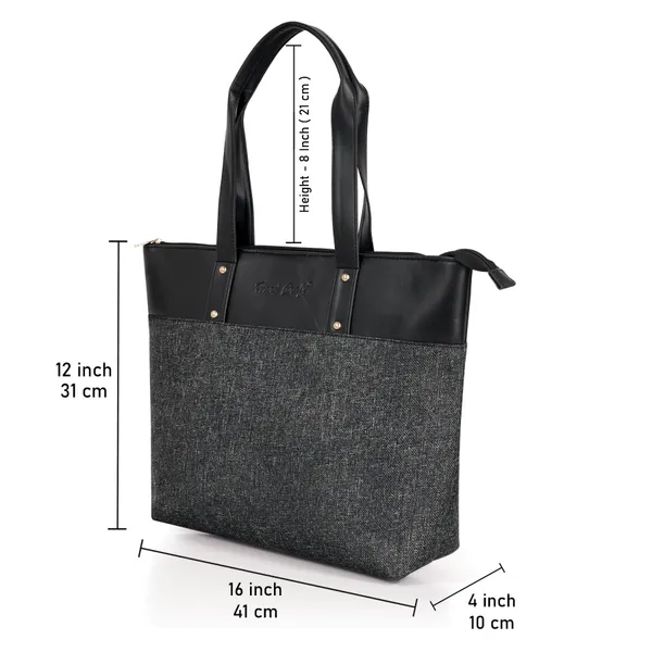 Hard_Craft_Floral_Print_Women's_Vegan_Leather_Stylish_Tote_Bag_For_Women_Office_Use_With_Personalize_Tag_Hand_Bag_Purse_Casual_Shoulder_Bag_For_College_Girls
