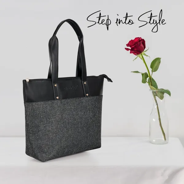 Hard_Craft_Floral_Print_Women's_Vegan_Leather_Stylish_Tote_Bag_For_Women_Office_Use_With_Personalize_Tag_Hand_Bag_Purse_Casual_Shoulder_Bag_For_College_Girls