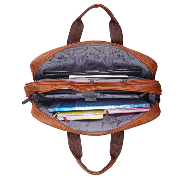 Tan_PU_Leather_Finish__Laptop__Messenger_Bag