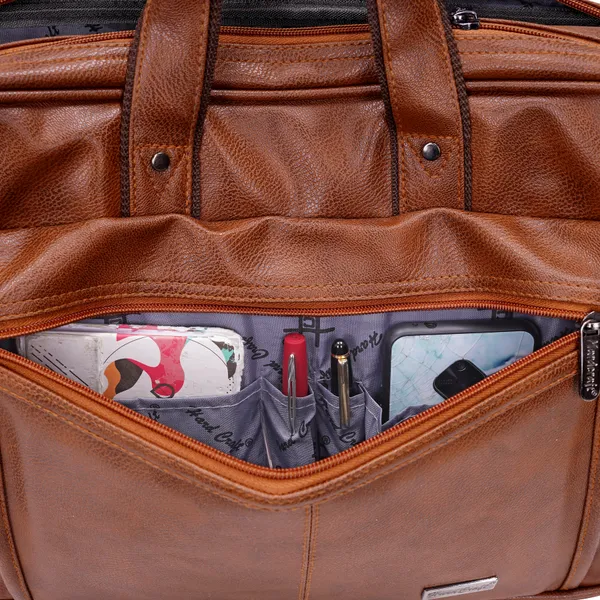 Tan_PU_Leather_Finish__Laptop__Messenger_Bag