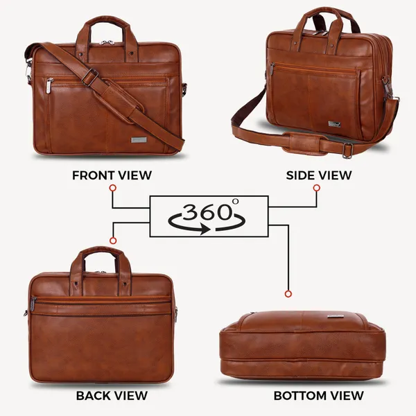 Tan_PU_Leather_Finish__Laptop__Messenger_Bag