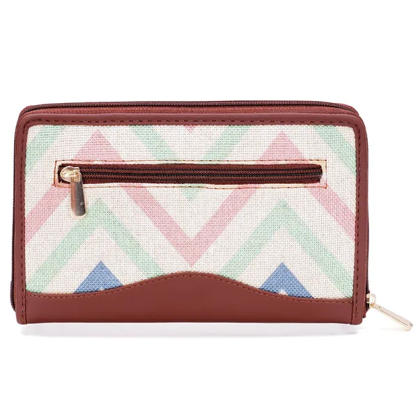 Hard_Craft_Wallet_For_Woman_Wave_Print_Vegan_Leather_Purse_For_Woman_Stylish_Ladies_Hand_Purse_For_Women_Holds_Cash_Cards_Mobile_Coin_Pocket_Clutch_Purse_With_Zip_Closure_Gift_For_Women_Girls