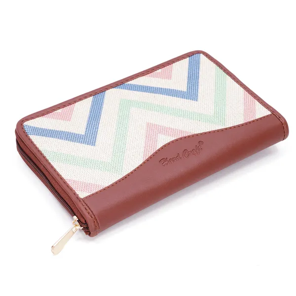 Hard_Craft_Wallet_For_Woman_Wave_Print_Vegan_Leather_Purse_For_Woman_Stylish_Ladies_Hand_Purse_For_Women_Holds_Cash_Cards_Mobile_Coin_Pocket_Clutch_Purse_With_Zip_Closure_Gift_For_Women_Girls