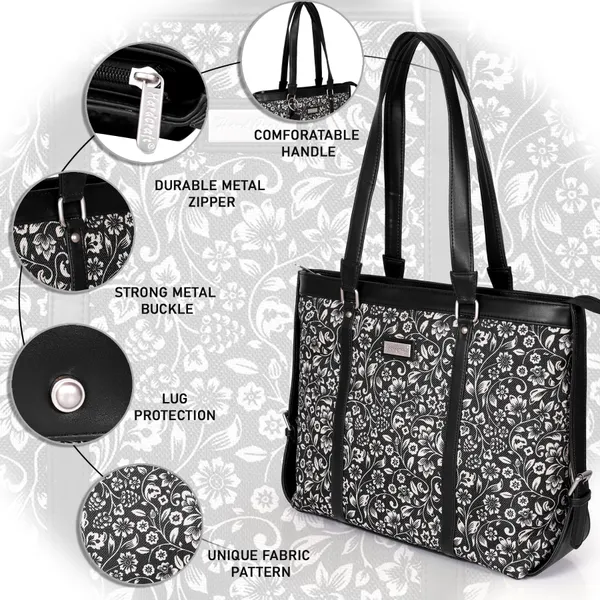 Hard_Craft_Women_Laptop_Handbags_|_Floral_Print_Vegan_Leather_Bag_|_Stylish_Sling_Hand_Bag_For_Office_Use_|_Side_Shoulder_Tote_Bag_For_Working_Womens_|_Gifts_For_Women_Girls