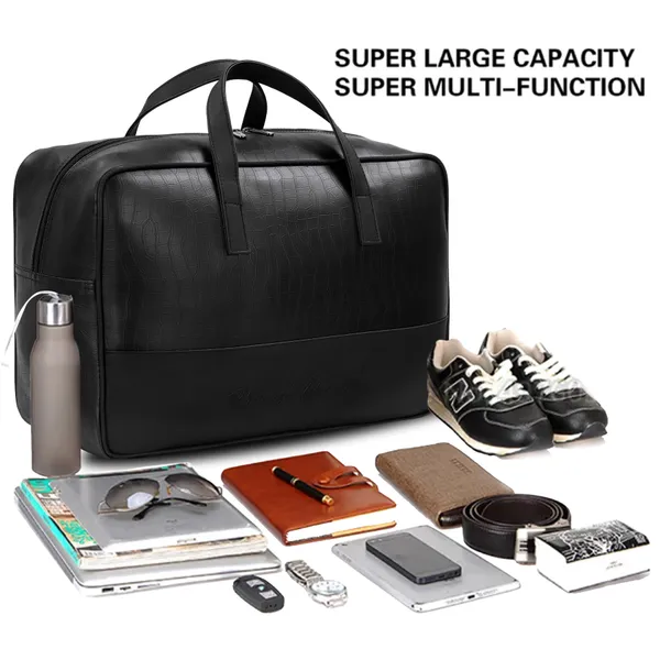 Luxury_Vegan_Leather_Stylish_&_Spacious_Duffel_Bags_Cabin_Size_Travel_Sports_Gym_Shoulder_Hand_Duffle_Bags_for_Men_and_Women_Weekender_Overnight_Travel_Luggage