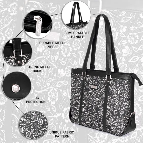 Hard_Craft_Women_Laptop_Handbags_|_Floral_Print_Vegan_Leather_Bag_|_Stylish_Sling_Hand_Bag_For_Office_Use_|_Side_Shoulder_Tote_Bag_For_Working_Womens_|_Gifts_For_Women_Girls