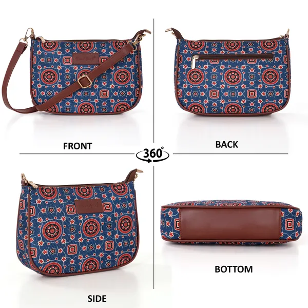 Hard_Craft_ColorFull_Floral_Print_Women's_Vegan_Leather_Sling_Bag_For_Women