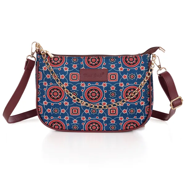 Hard_Craft_ColorFull_Floral_Print_Women's_Vegan_Leather_Sling_Bag_For_Women