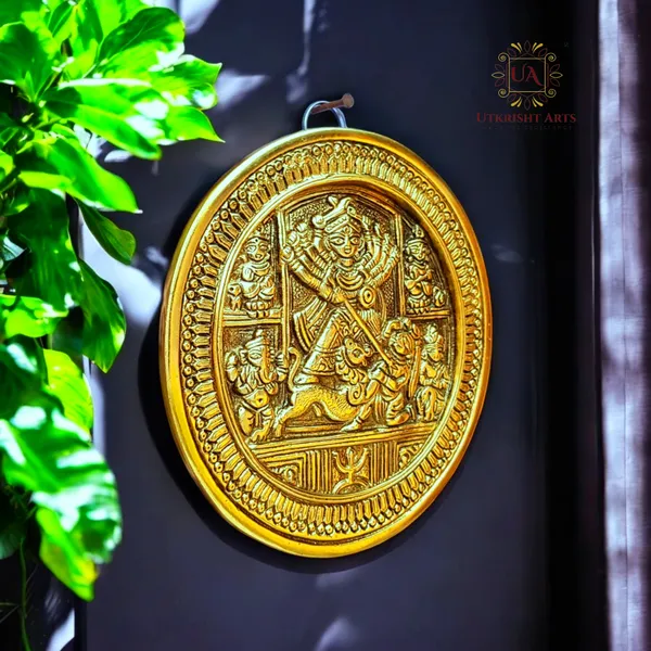 Gold_Plated_Maa_Durga_Sherawali_Wall_Hanging_|_Living_Room_Home_Decor_Gifting_Showpiece