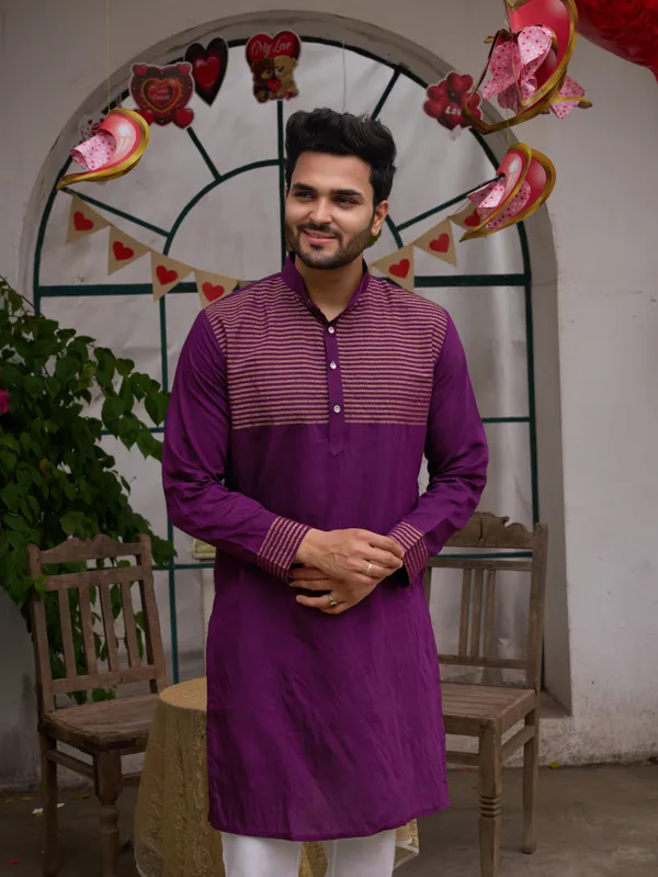 Matching_Dress_Silk_Saree_and_Kurta